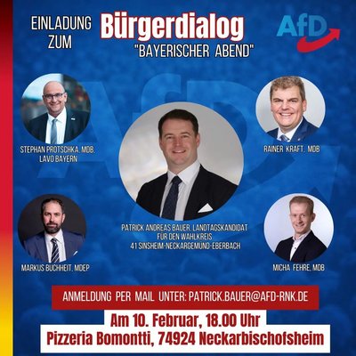 Event-Flyer Bürgerdialog 